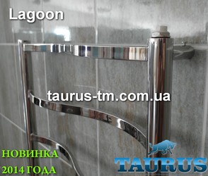НОВИНКА 2013 года - Полотенцесушитель из нержавеющей стали Lagoon (Лагуна) от производителя TAURUS (Смела)