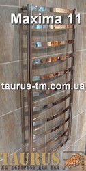 Стильный полотенцесушитель Maxima 11 из нержавейки в ванную - Новинка сушителей для полотенец TAURUS
