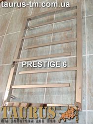 Дизайнерский полотенцесушитель Prestige 6 (новинка производства 2011 года) из профильной трубы 30x30мм и 20х10мм нержавеющей стали 