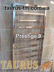 Дизайнерский полотенцесушитель Prestige 9 (новинка производства 2011 года) из профильной трубы нержавеющей стали 