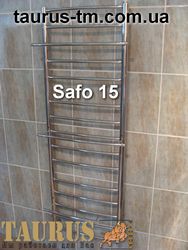 Полотенцесушитель Safo 15 (c полками 3 шт.) из нержавеющей стали (НОВИНКА 2011 года) (нижнее подключение 1/2" внутренняя резьба)